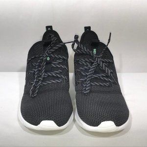 Adidas Women's Cloudfoam Pure Sneaker Shoes in Core Black/Grey/Grey, AS-E